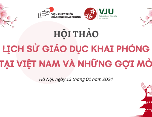 Hội thảo: Lịch sử giáo dục khai phóng tại Việt Nam và những gợi mở